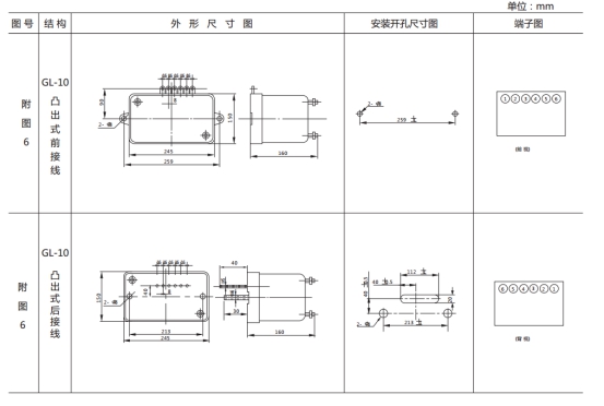 JSL-25外形結(jié)構(gòu)及開(kāi)孔尺寸圖